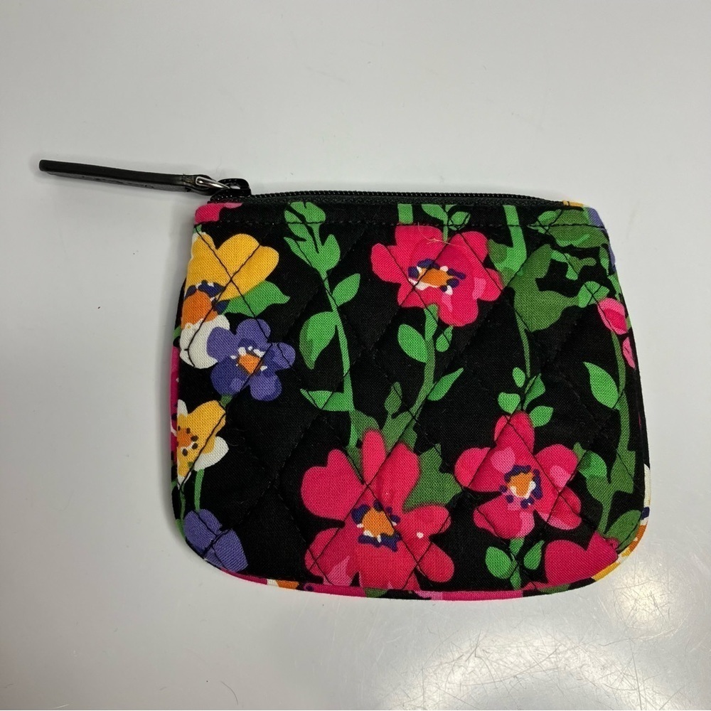 Vera Bradley Field Cotton printβ small coin purse - Picture 2 of 5